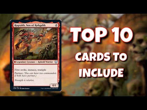 Rograkh, Son of Rohgahh COMMANDER - Top 10 cards!! Rograkh, Son of Rohgahh COMMANDER - Top 10 cards!!