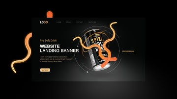 How to Make Website Landing Page Design | Adobe Photoshop Tutorial