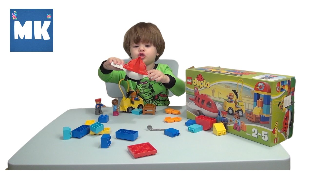 ЛЕГО дупло АЭРОПОРТ обзор распаковываем и играем LEGO Duplo AIRPORT ...
