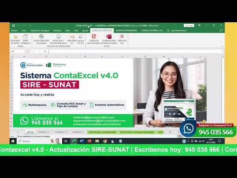 46. ACTUALIZACIÓN SISTEMA CONTAEXCEL / SIRE