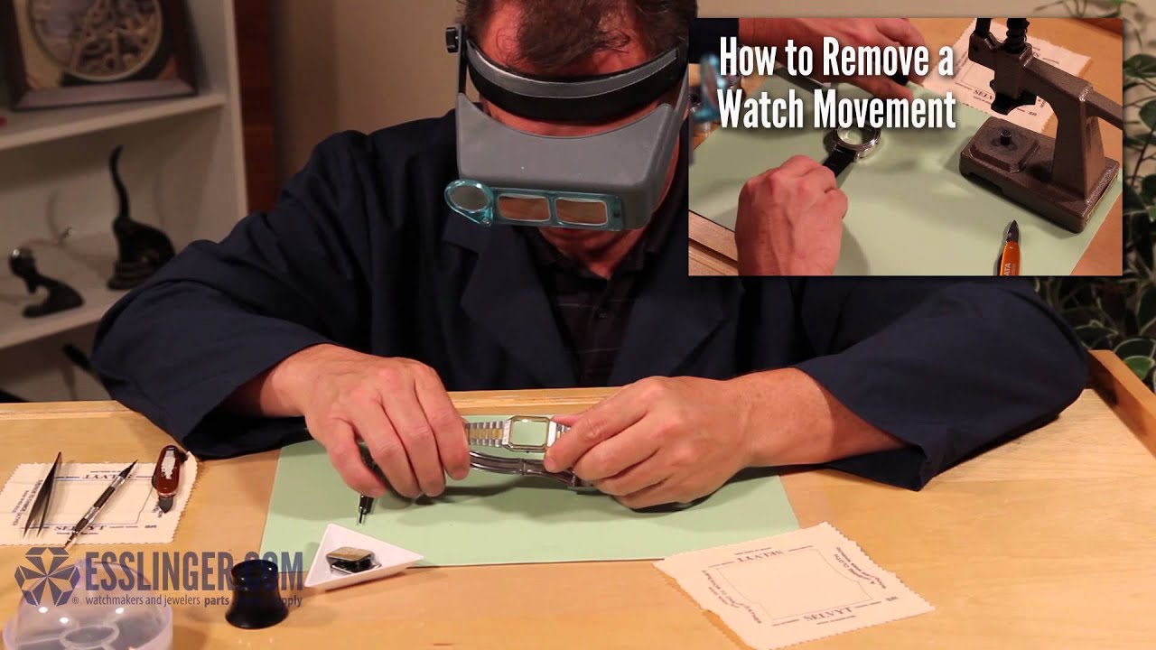 How to Remove a Glued Watch Crystal with Hand Pressure YouTube