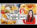 5 DELICIOUS APPETIZERS for your next party! | EASY RECIPES | Cook Clean And Repeat