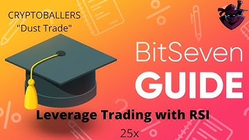 Cryptoballers:How to Leverage Trade Short- RSI & QRT Bitcoin on 25x Leverage  on BitSeven Pt 3.