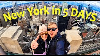 5 nights in (Big Apple) New York / top places to visit with my Wife