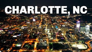 Charlotte, North Carolina Drone Footage Night 2019