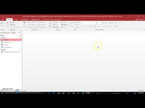 Import Text File into Access Table