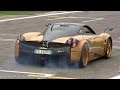 Pagani Huayra Burns Rubber in Modena