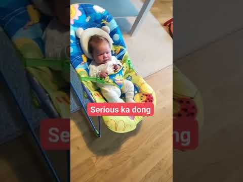 My 1 month old son he is serious watching Cocomelon. #shorts #shortvideo #short