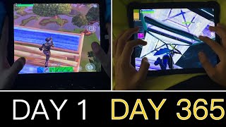 My 1 year on fortnite mobile...