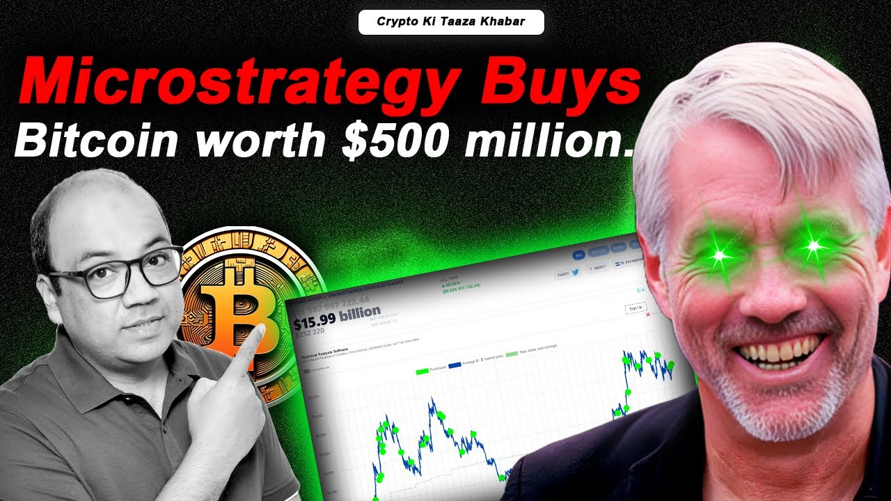 Microstrategy Buys Bitcoin Worth $500 Million.