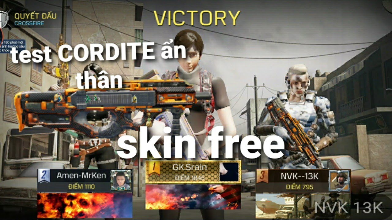 [Call of Duty] test skin CORDITE ẩn thân hàng free cực ngon |NVK 13K