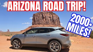 Arizona Road Trip - 2000+ Miles in a Chevy Traverse + 3 National Parks!