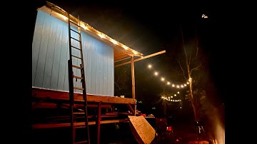 building my off grid camp in the Atchafalaya basin