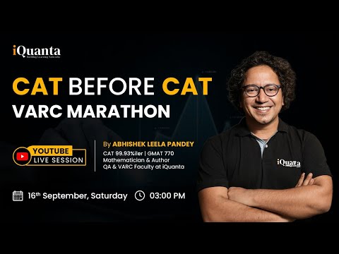 CAT Before CAT | VARC Marathon (3 Hours) by iQuanta