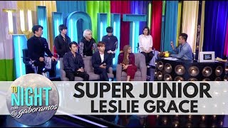 Video thumbnail of "Super Junior y Leslie Grace en México Tu Night con Gabo Ramos"