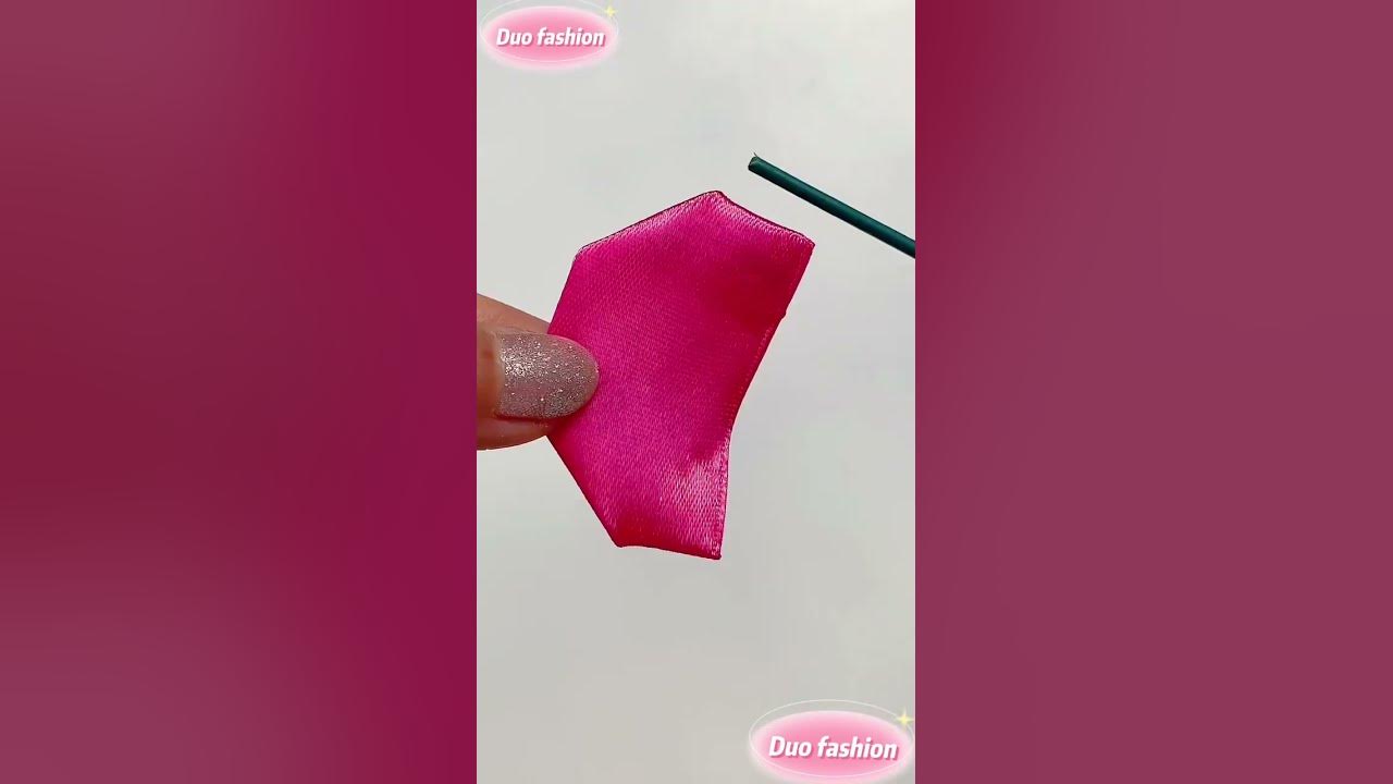 Handmade diy ribbon rose flowers #handmade #diy #craft #flowers #tutorial #diyflowers #gift #ribbon