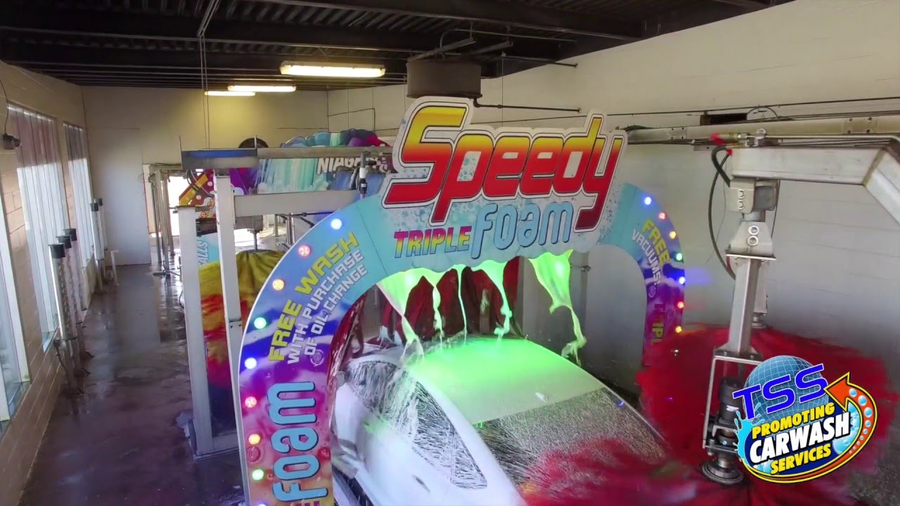 TSS Speedy Car Wash - Drone Fly through - YouTube