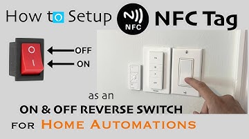 How to Setup NFC Tag as an ON & OFF Reverse Smart Switch for Home Automations | Smart life & Alexa