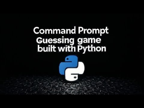 Command Prompt Guessing Game built with Python
