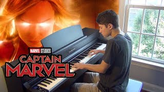 Captain Marvel - Official Trailer Music (Piano Cover)