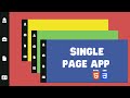 How To Create Single Page Apps Using Html and CSS | Simple tutorials for beginners