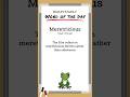 BD: Word of the Day - Meretricious