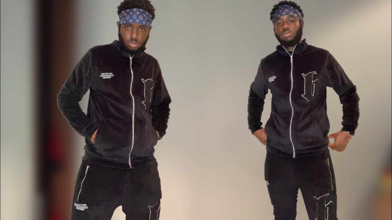 Boohooman X Burna Boy| BEST TRACKSUIT Black Velvet| Unboxing & Honest Review