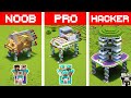 Minecraft NOOB vs PRO vs HACKER: FAMILY WALKING HOUSE BUILD CHALLENGE