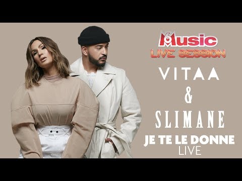 Youtube: Vitaa & Slimane interprètent » Je te le donne » en LIVE – M6Music Live Session