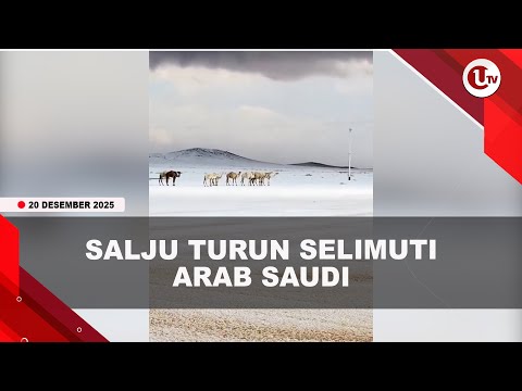 FENOMENA LANGKA SALJU TURUN DI ARAB SAUDI, SUHU DIBAWAH NOL DERAJAT | U-NEWS