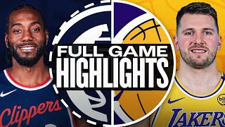 Los Angeles Lakers Vs Los Angeles Clippers Highlights Full Game - Nov 25 , 2025 Nba