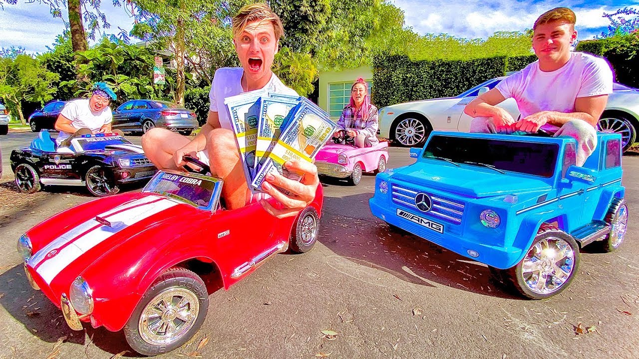 LAST TO LEAVE TINY CAR WINS $10,000 - youtube