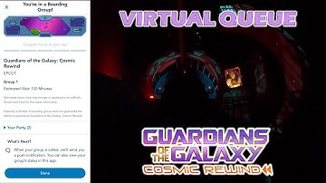 How to Ride Guardians of the Galaxy: Cosmic Rewind | Using the Virtual Queue on Epcot