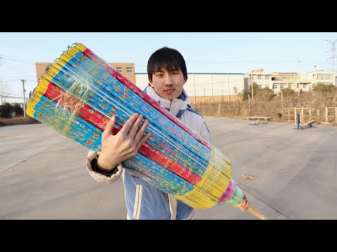 点燃10000发烟花加特林！