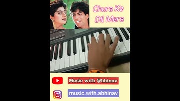 Chura ke dil mera instrumental cover | Akshay Kumar | Shilpa Shetty | Casio Ctk 2550 | #shorts