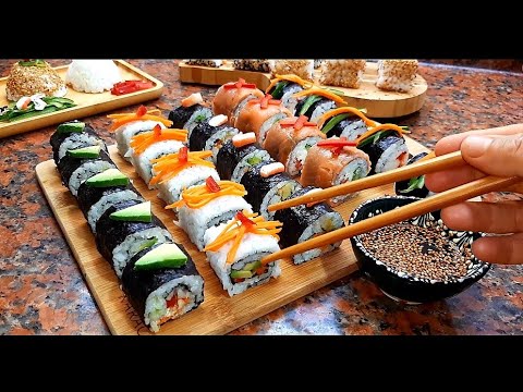 Video: Maki Sushi Qanday Tayyorlanadi