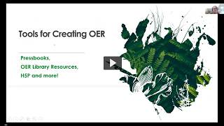 Tools for Creating OER