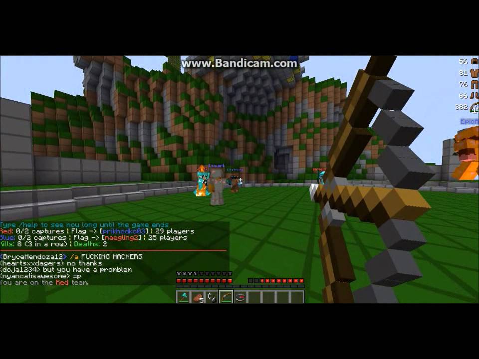 Minecraft: McPvP MCCTF Ep. 1: FIRE NINJA!!