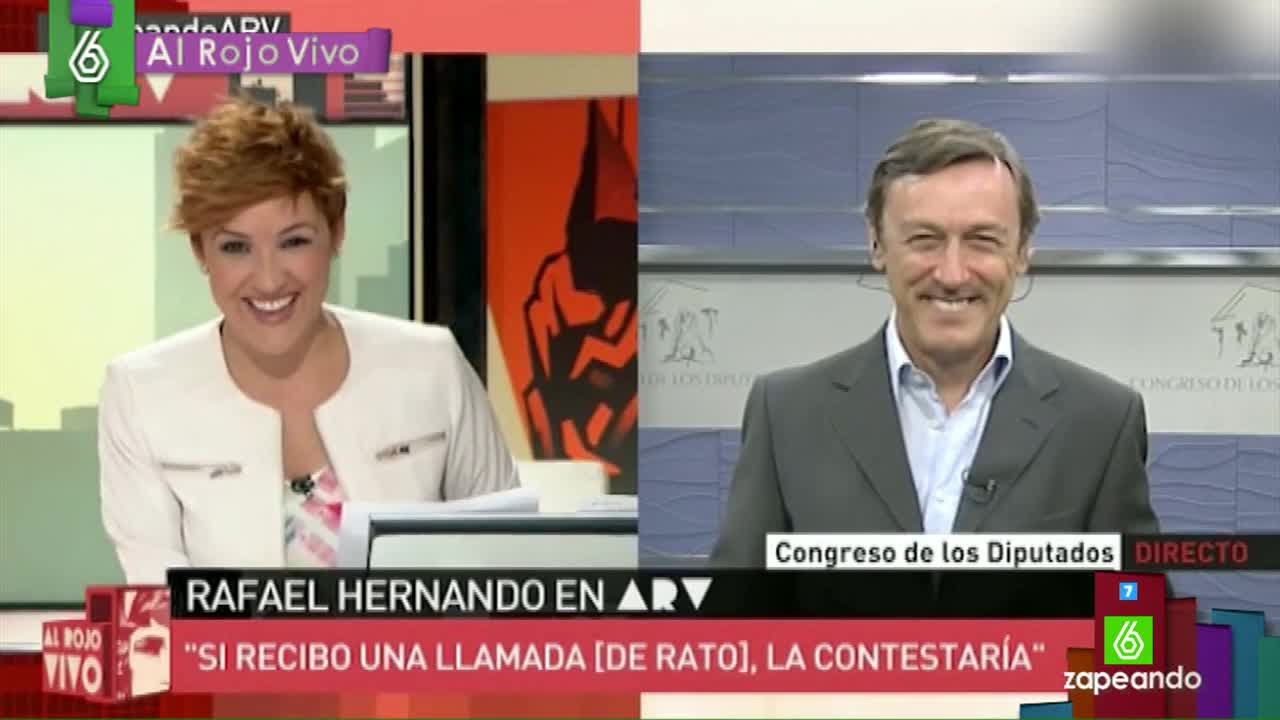 Guerra de zascas sonrientes entre Cristina Pardo y Rafael Hernando