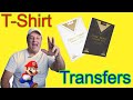 DIY Custom T-Shirts using A-SUB Light Fabric &amp; Dark Fabric paper