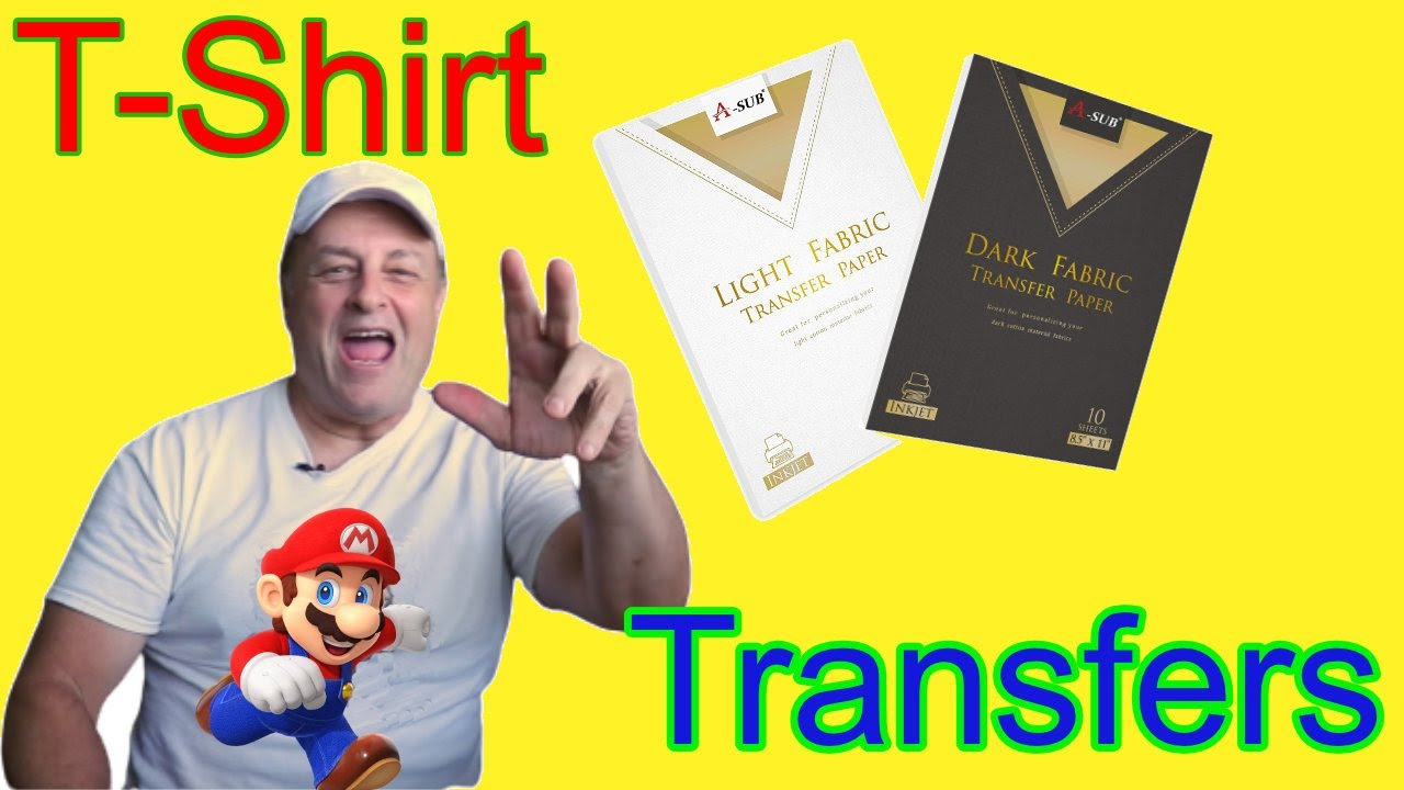 How To Print T Shirts Using A Home Printer and Transfer Paper 