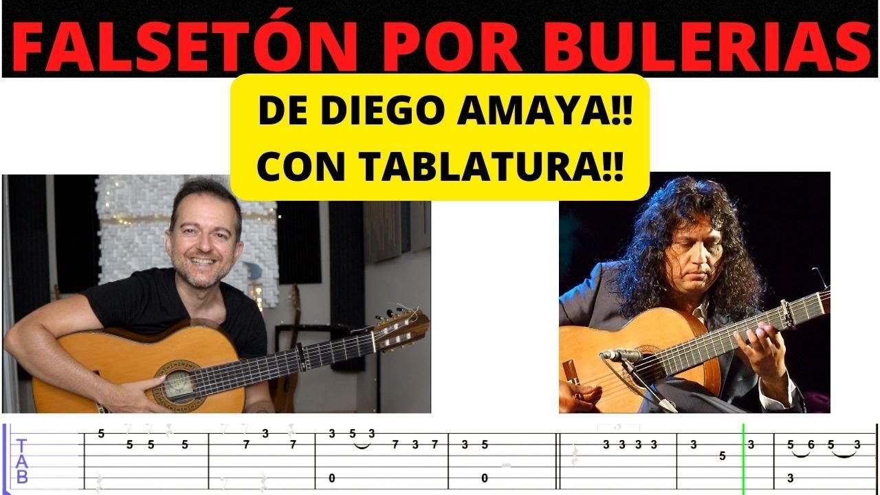 38 FALSETA DE DIEGO AMAYA BULERIAS en GUITARRA, la querrás aprender!!