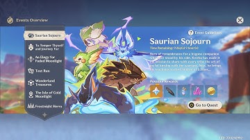 Saurian Sojourn | Saurian Sojourn | Event Quest [ Genshin Impact ]
