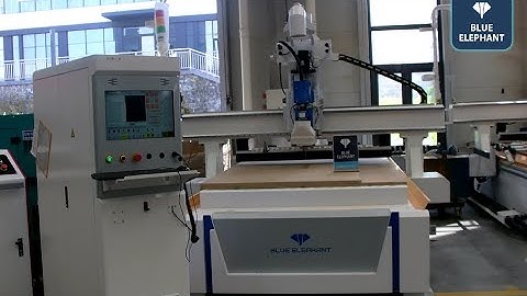 Blue Elephant 1530 5x10ft CNC nesting machine test video