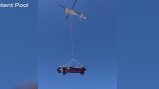 WATCH: Red Bull flies F1 car with new Texas-inspired design above Austin