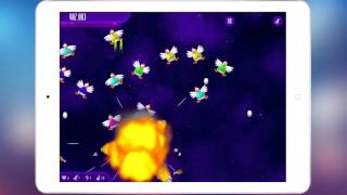 Chicken Invaders 4 геймплей (gameplay) iOS screenshot 3