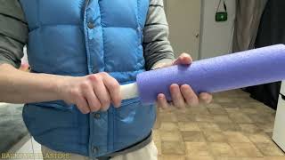 DIY Foam Noodle and PVC pipe Dagger for dart gun wars/nerf wars or sword fights