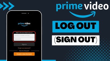 How to Log Out of Amazon Prime Video Account | Sign Out | 2023