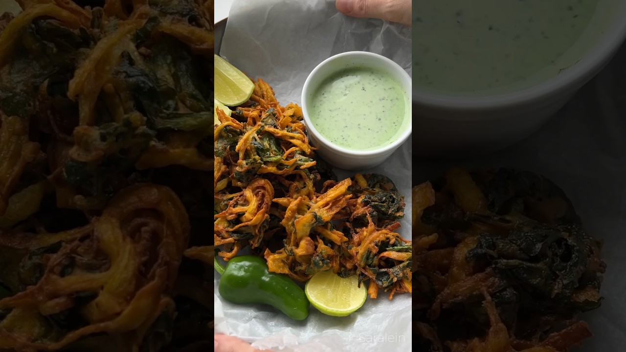 Extra crispy mixed vegetable Fritters - Pakora 