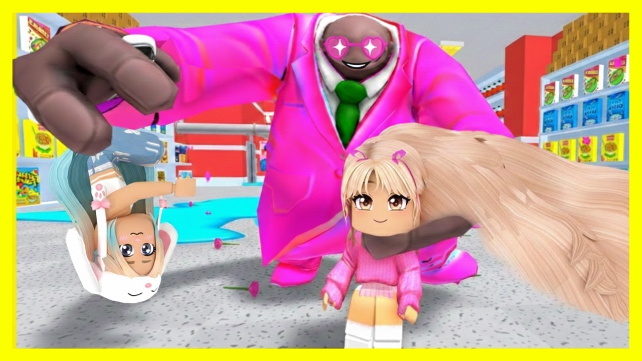 ROBLOX AMA MARKETTE ESİR OLDUK 😂